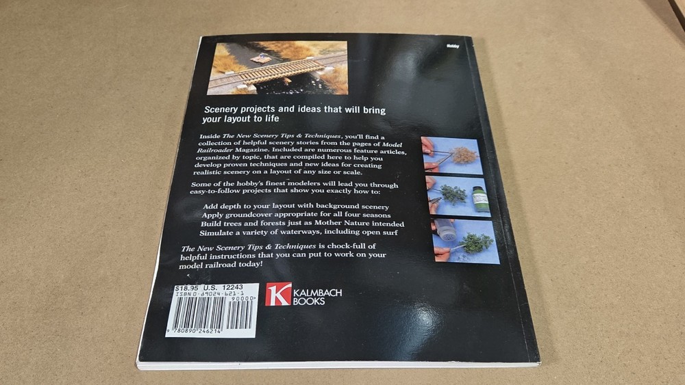Kalmbach - #12243 - Model Railroader - Scenery Tips & Techniques - NOS