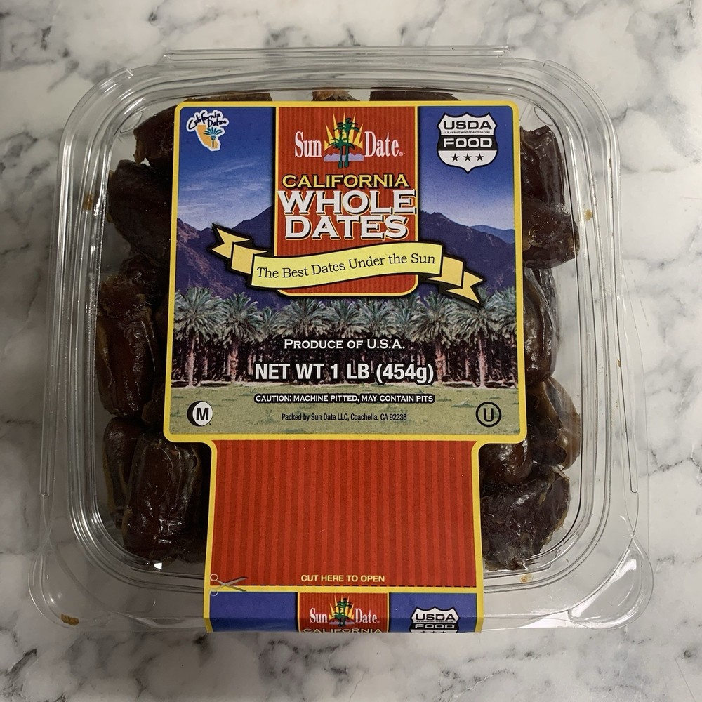 Sun Date California Whole Dates 1 LB