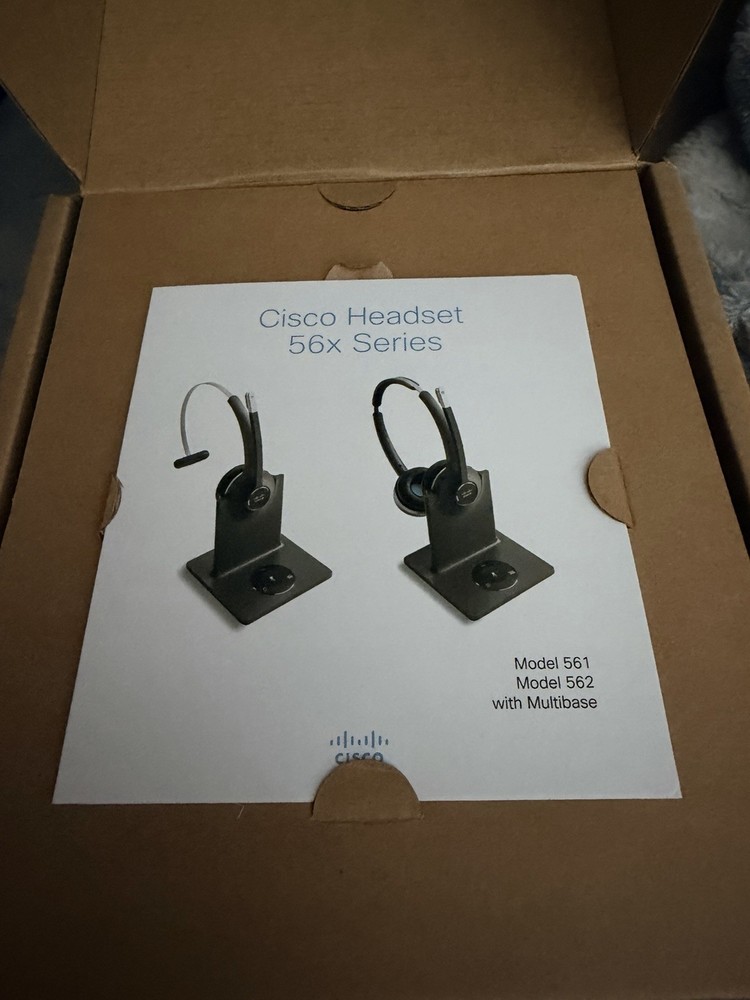 Cisco 56x Headset Series with Two Bases562 & 561 Modules New In Box