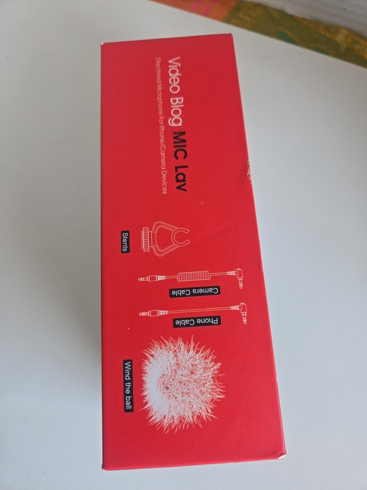 Video VLOG MIC Lav Micro Directional Microphone for Phone/Camera Devices