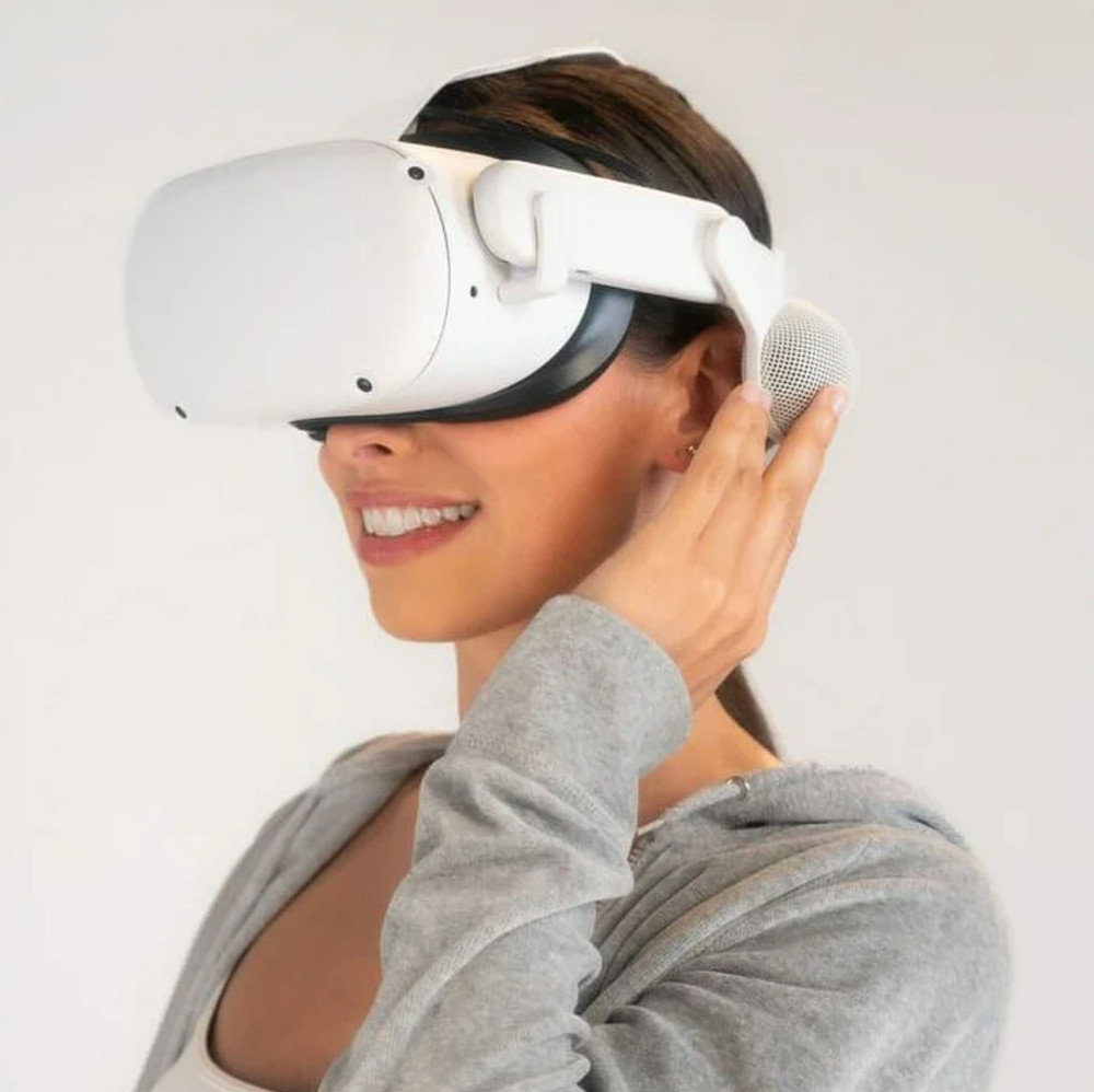 Oculus - Logitech Chorus Off-Ear Integrated Audio for Meta Quest 2 - White