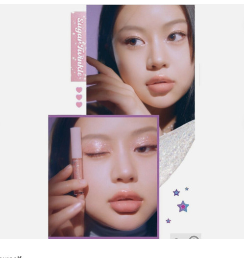 Peripera Sugar Twinkle Liquid Glitter Eye shadow 01 Glitter Wave