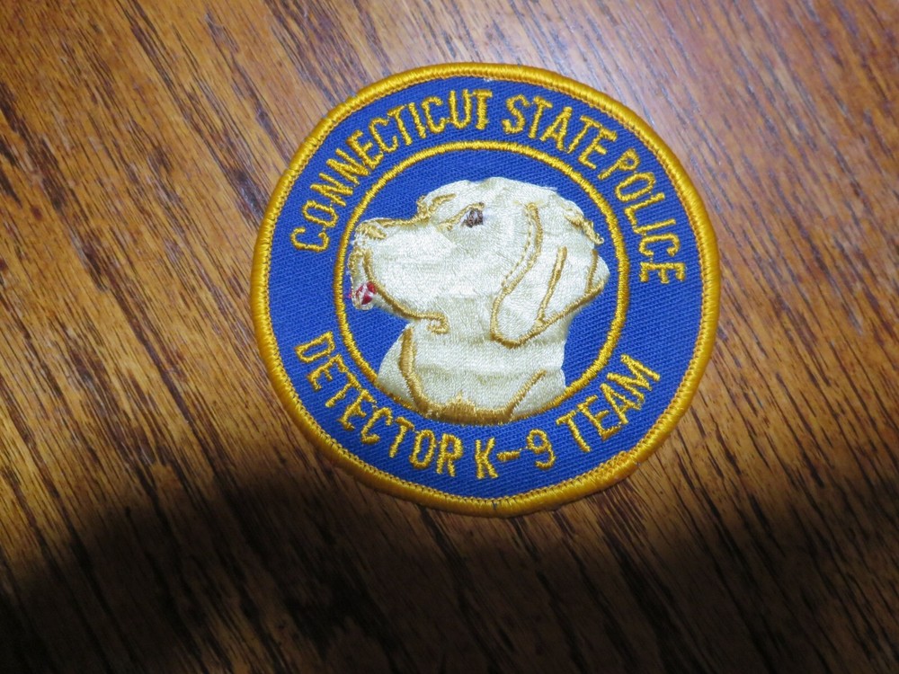 Connecticut State Police Detector K-9 Team Patch