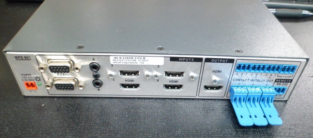 Extron MPS 601 Media Presentation Switcher