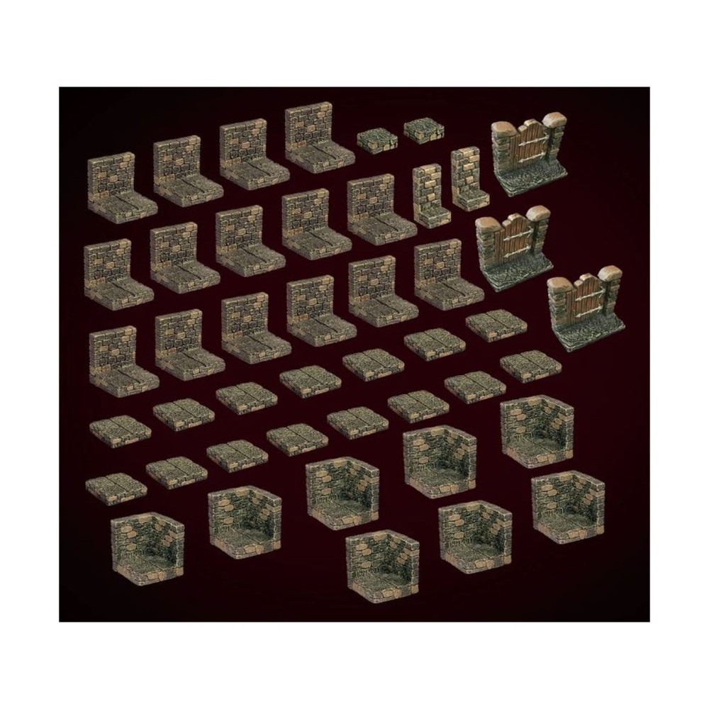 Dwarven Forge Dwarvenite Painted Classic Dungeon Core Set NM