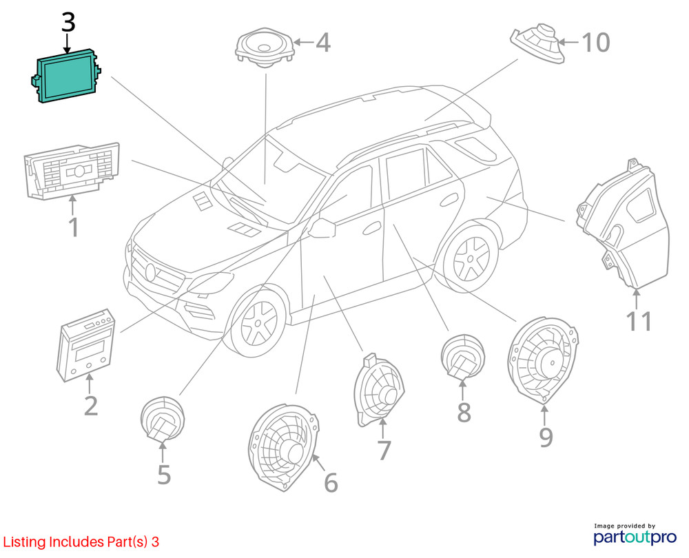 2014 Gl450 Display Screen Sku#4421942