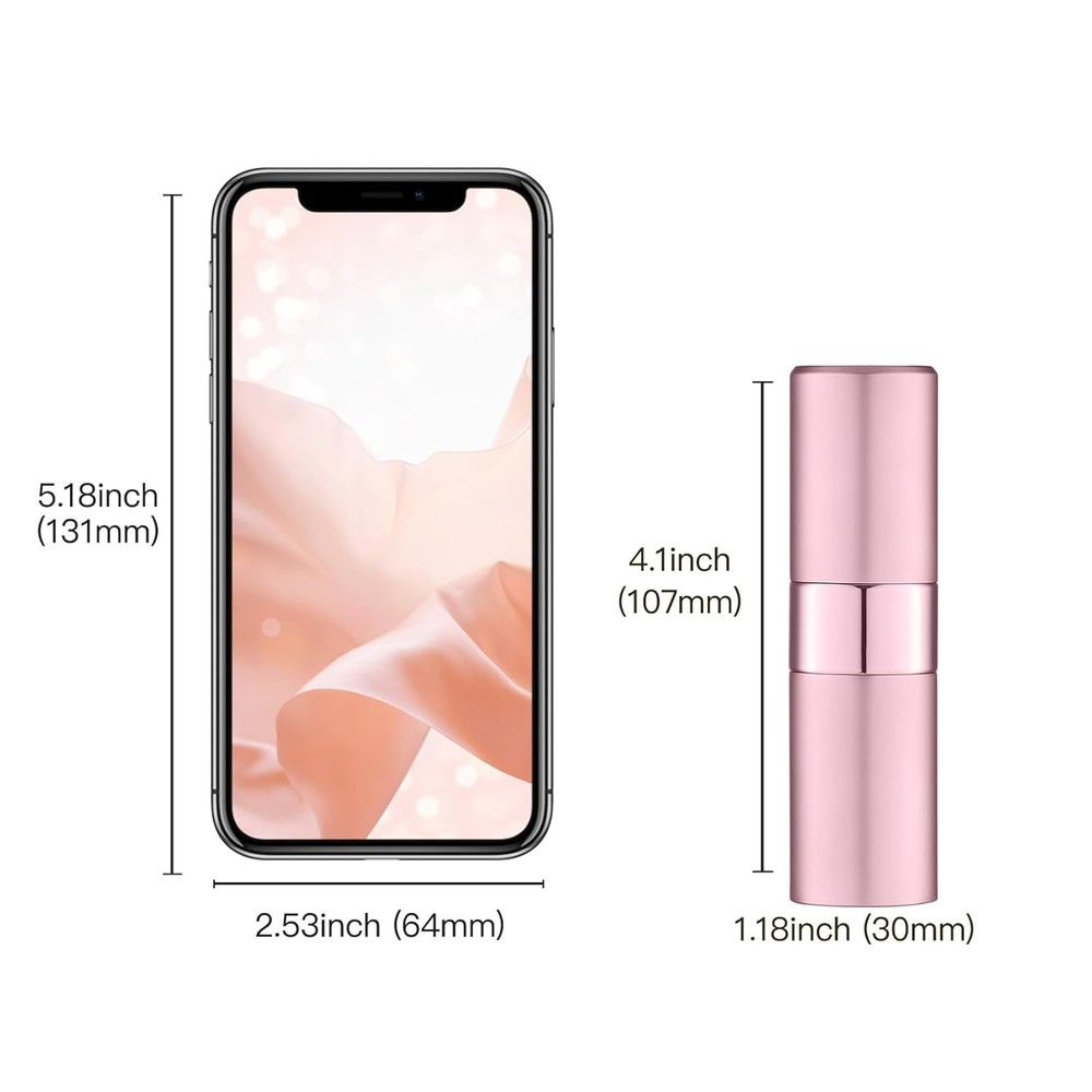 Perfume Travel Refillable Atomizer Bottle: Cologne Spray Mini for Refill - Empty