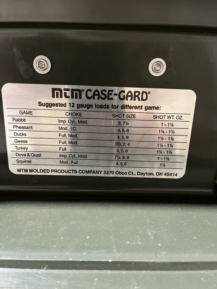 MCM Case-Gard SF100 Shotshell Box