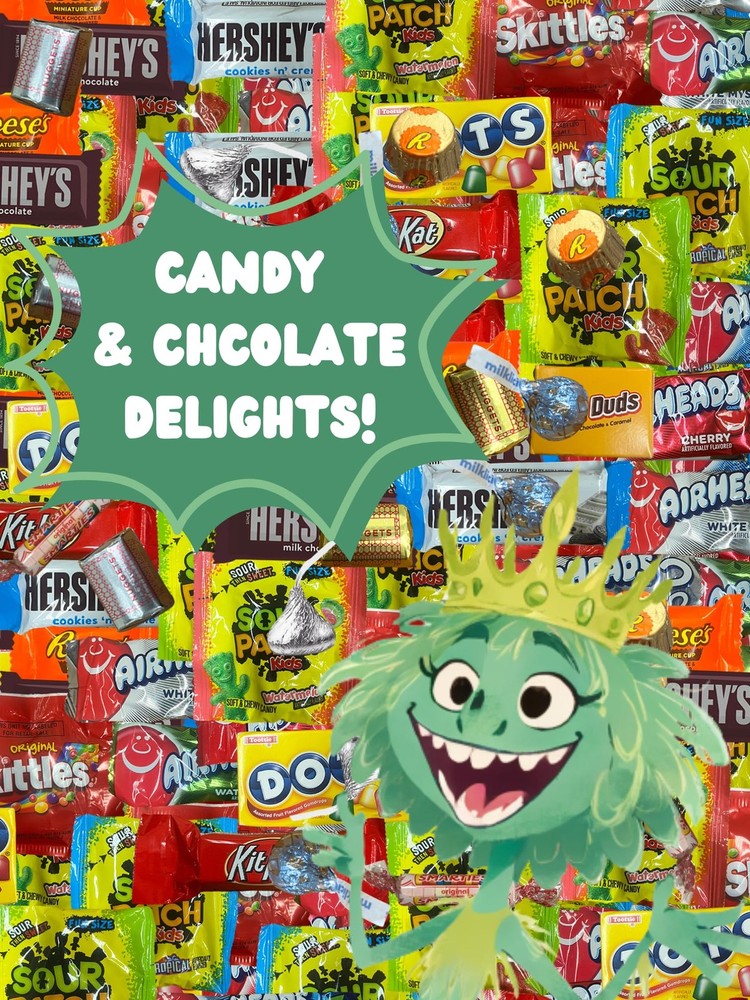 Chocolate and Candy Variety Pack - 2 LB Assorted Chocolate Candy Bulk - Bulk ...