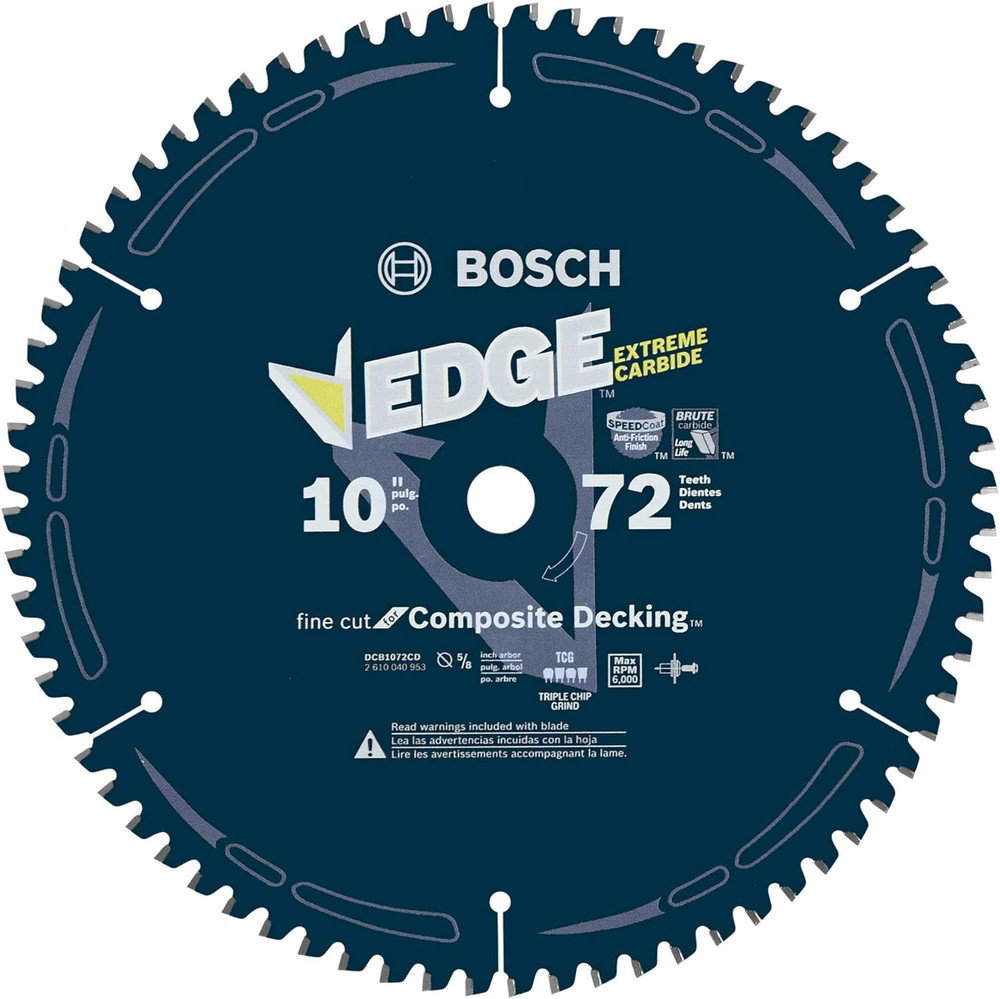 DCB1072CD 10 In. 72 Tooth Edge Circular Saw Blade for Composite Decking