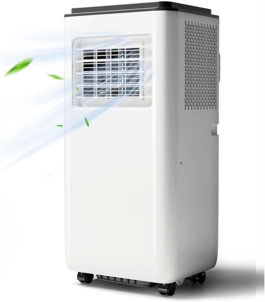 8000Btu Portable Air Conditioner Quiet AC Unit w/Dehumidifier Fan Mode 24H Timer