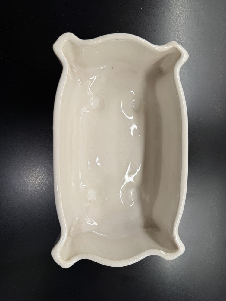 Vintage UPCO White Pottery Planter