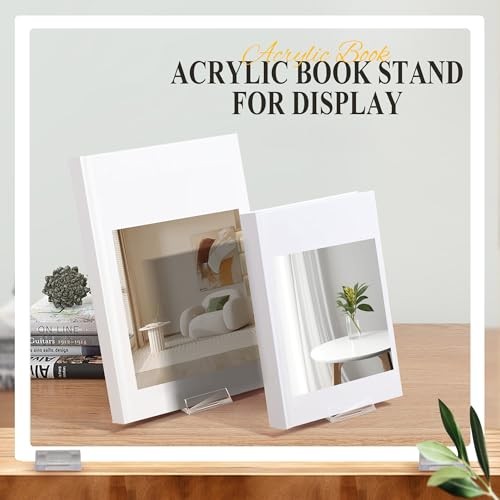 Pack Clear Acrylic Adjustable Desktop Book Stand & Display Easel for Tablet 6