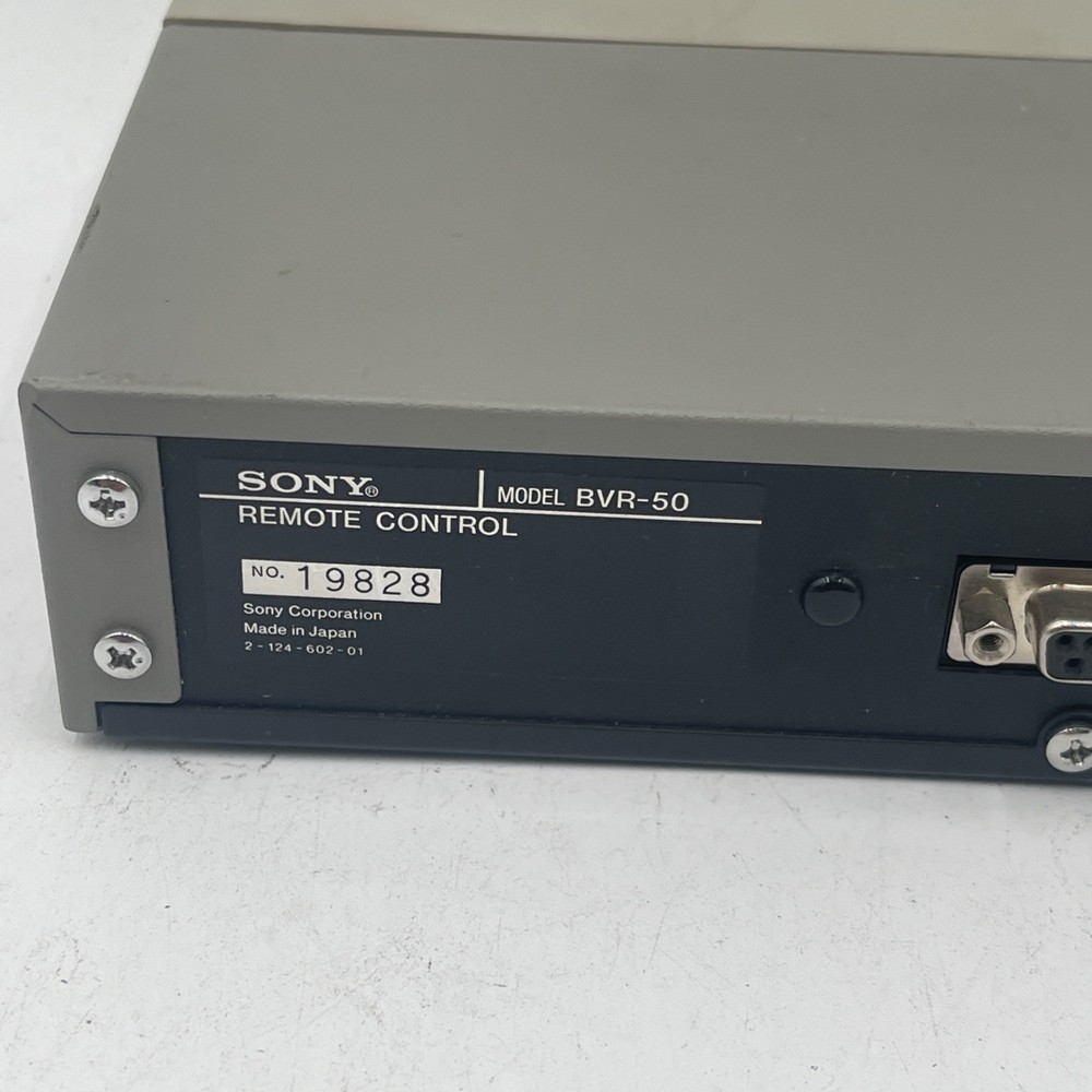 Sony BVR-50 Remote Control Unit for BETACAM SP -