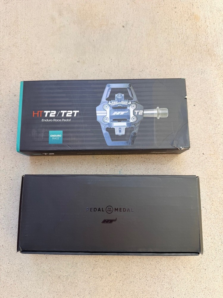 HT T2 Pedals - Dual Sided Clipless pedals