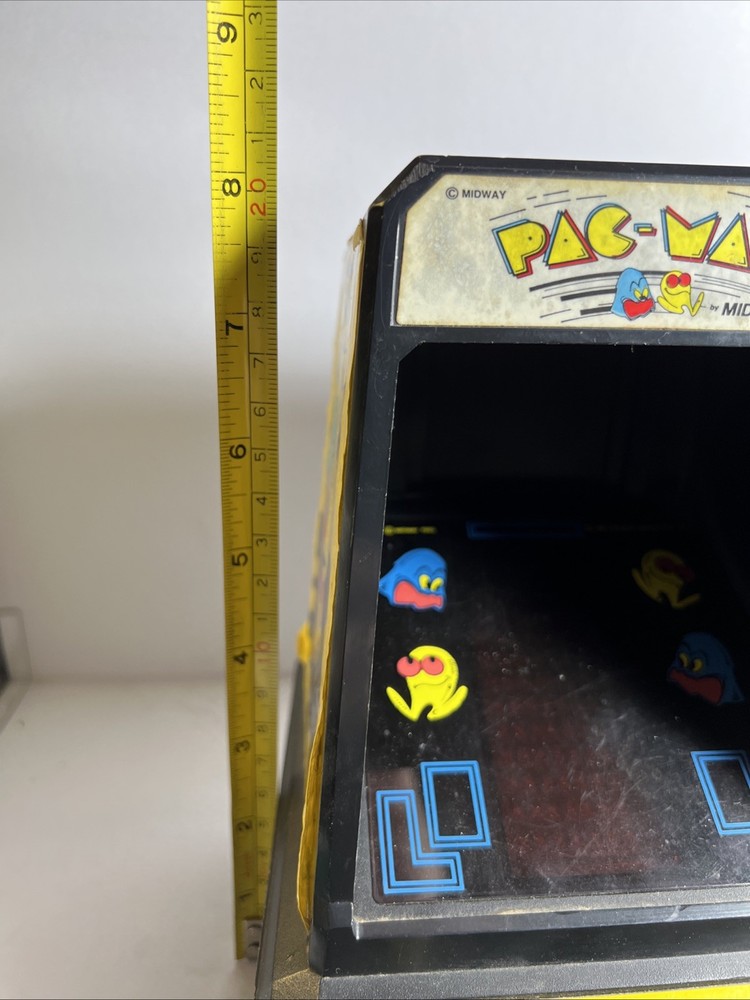 Vintage Coleco PAC-Man Tabletop Mini Arcade Game WORKS