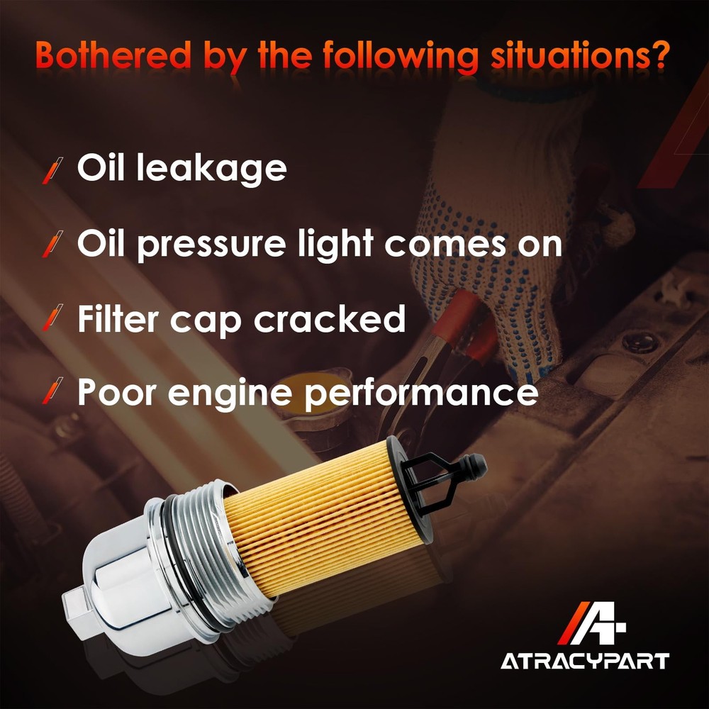 Aluminum Oil Filter Housing Cap & Assembly,