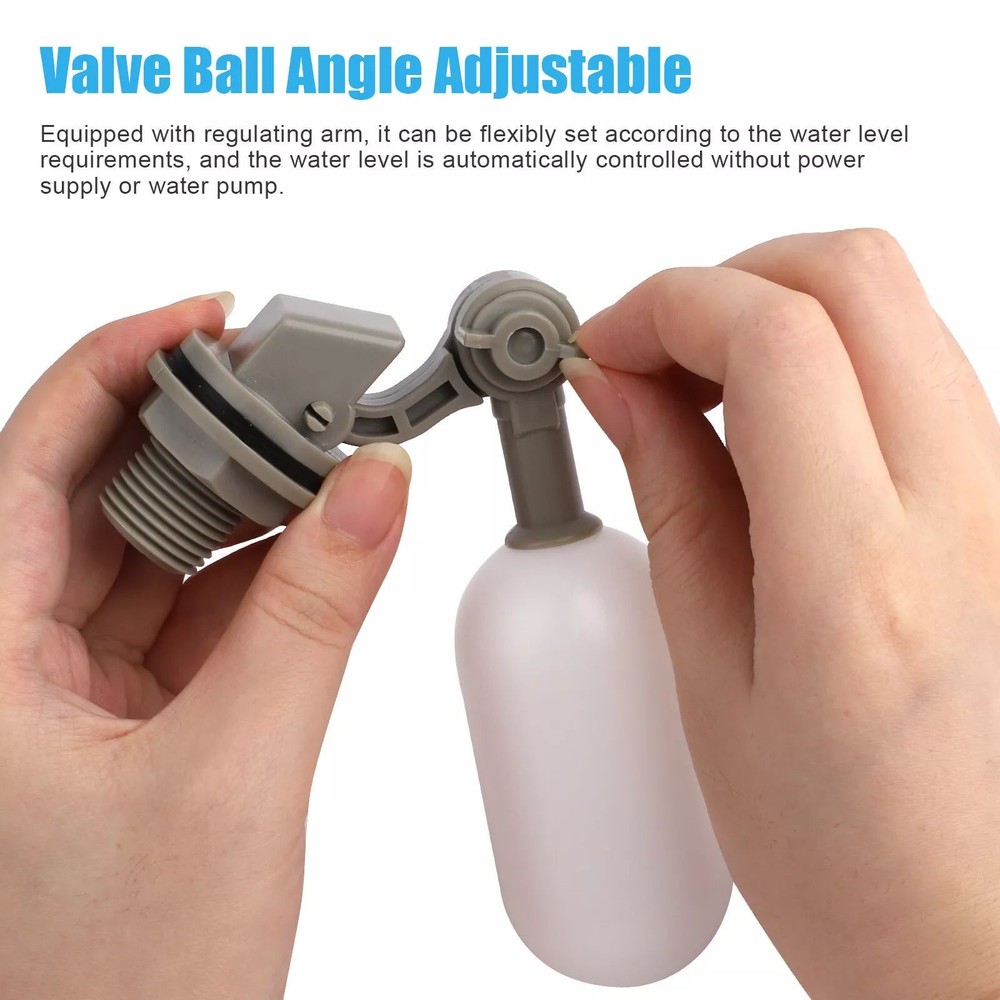 Spherical Float Valve Adjustable Arm Water Level Control Automatic Fill Stop