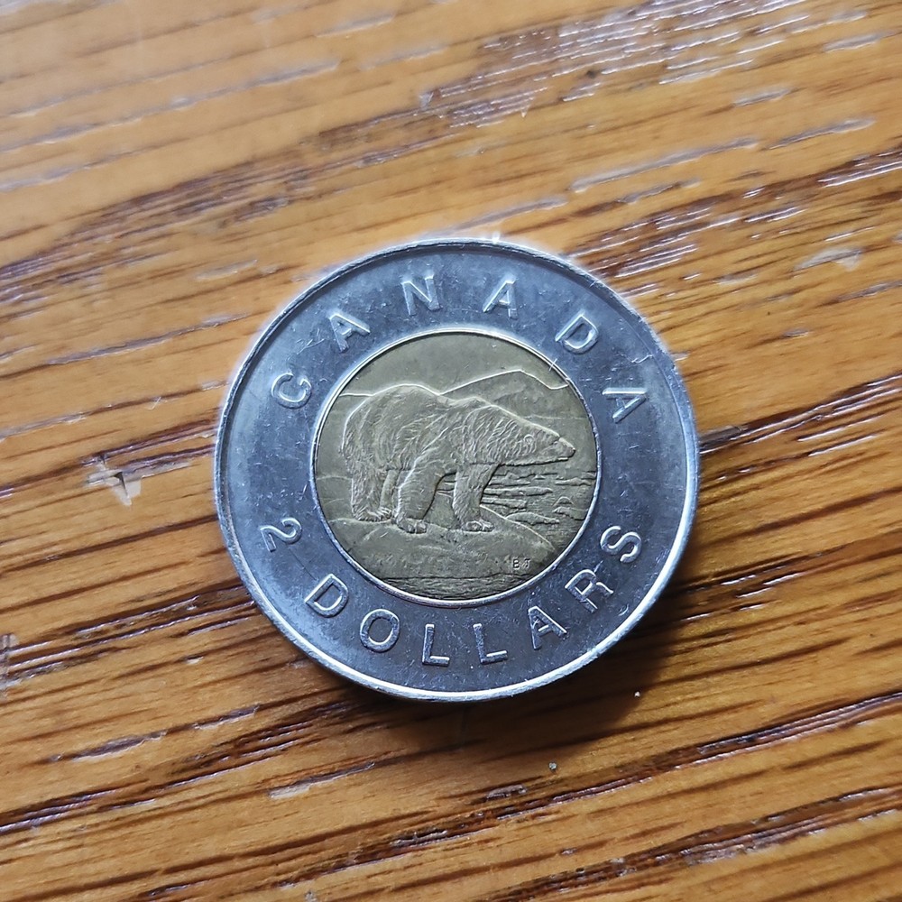 1996 2 Dollar Canada Coin