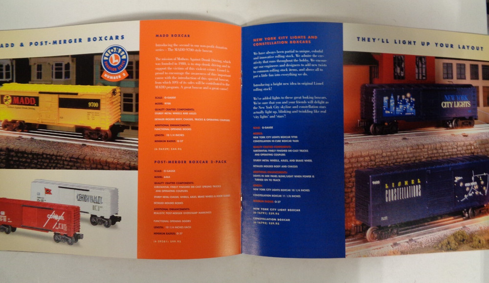 Lionel Classic Trains Volume 1 1999 Catalog