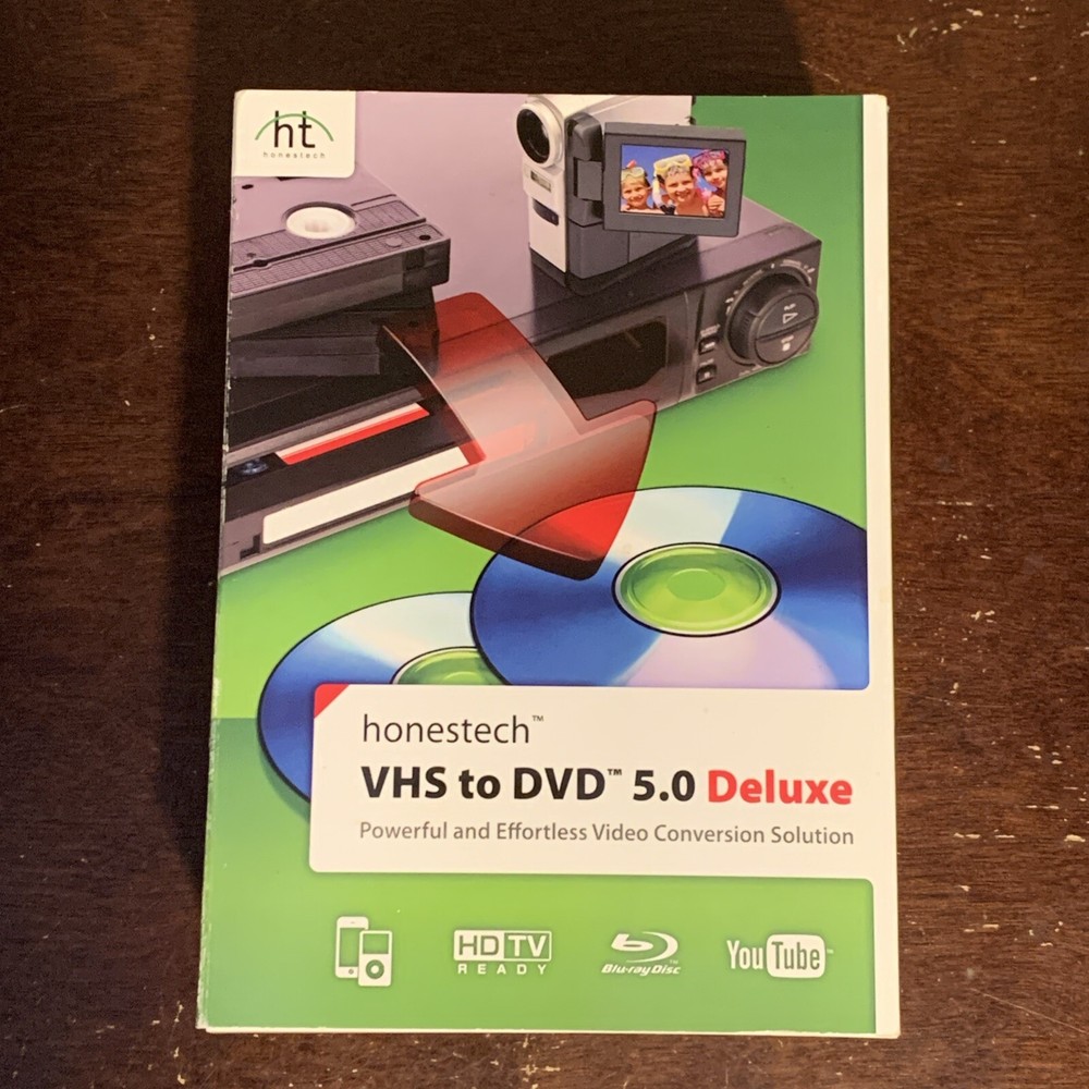 Honestech VHS to DVD 5.0 Deluxe Powerful & Effortless Video Conversion Solution