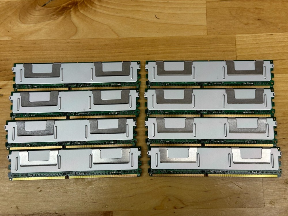Transcend 8x1GB DDR2-667 PC2-5300 FB-DIMM ECC Registered Buffered Server RAM