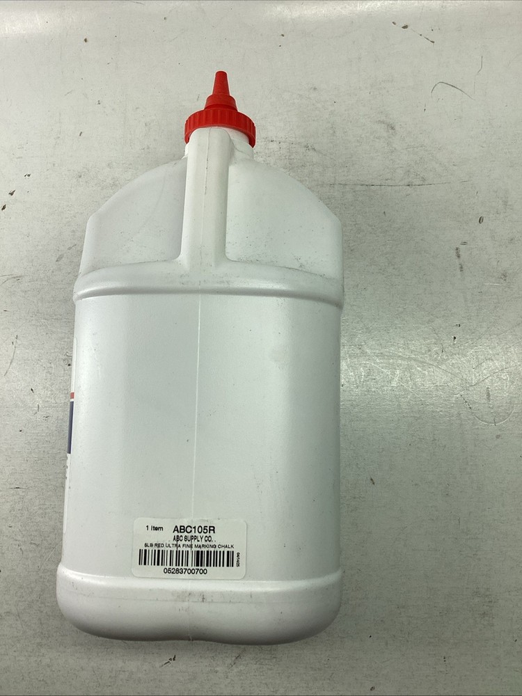 ABC Supply Marking Chalk 5lb Red