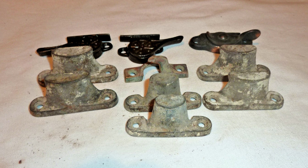 Antique Window Latches Sash Locks mixed lot