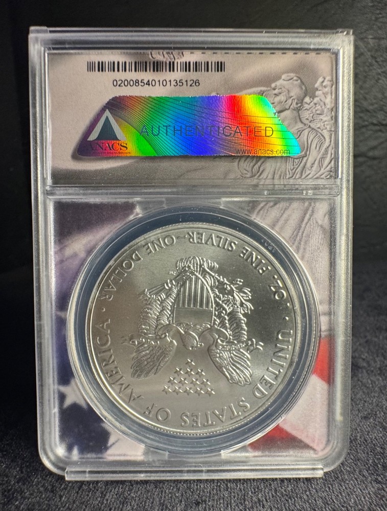 2021 MS70 Silver Eagle 2 Coin Set-Type 1 & Type II ANACS First Strike
