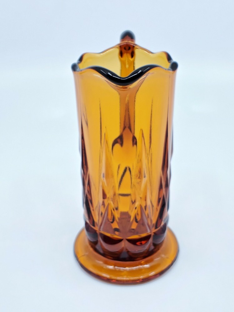 Dark Amber Childs Mini Glass Pitcher