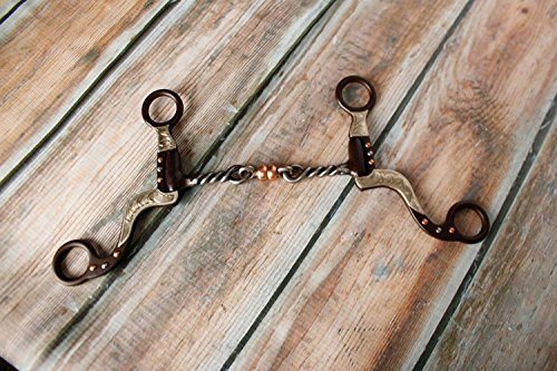 Showman 5" Twisted Mouth Bit w/ Copper Roller