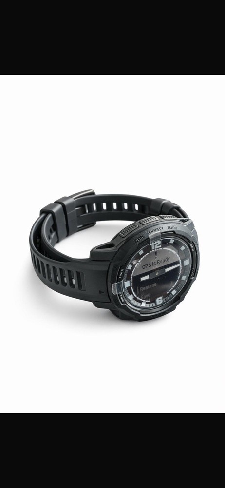 Garmin Instinct Crossover Solar GPS Watch Tactical Edition Black