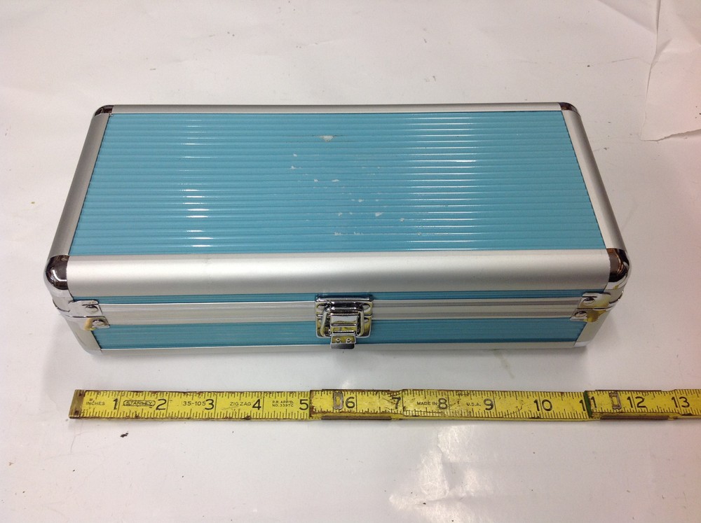 EMPTY ERI Blue 14-Place Collet & Tool Holder Case. NEW