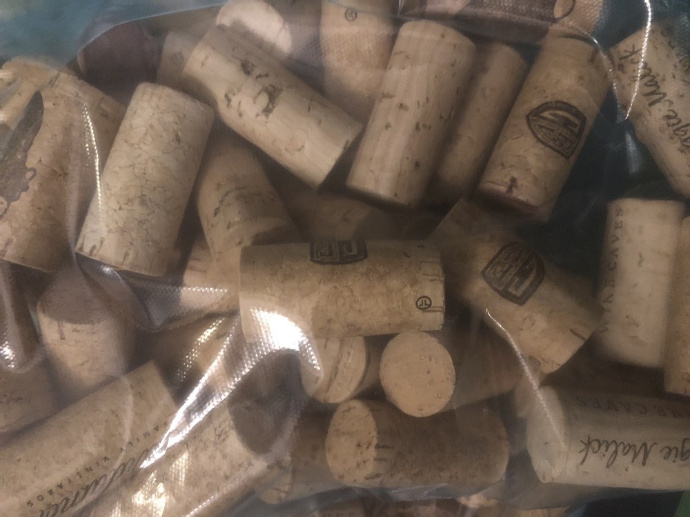 50 Used Wine Bottle Corks - No synthetics