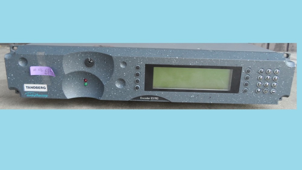 Ericsson Tandberg E5720 E5780 MPEG2 DVB ASI HD Encoder E5782 all LicensesEnabled