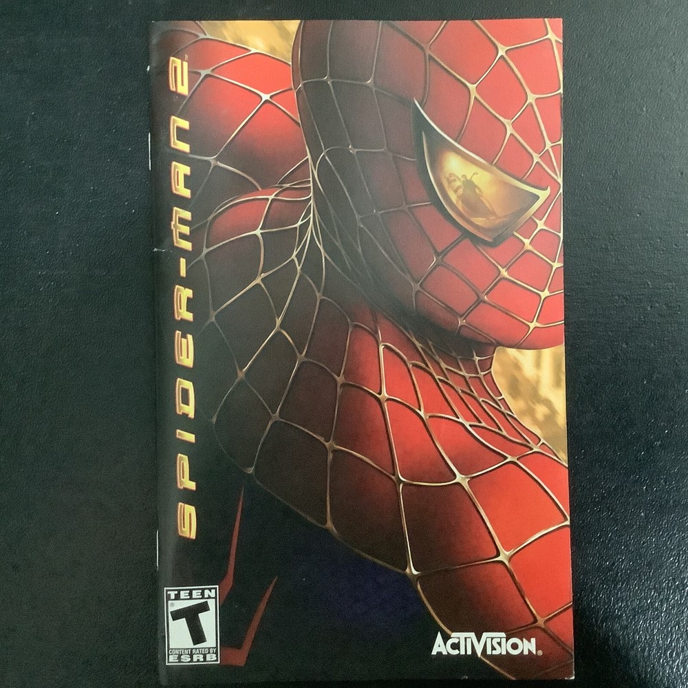 Spider-Man 2 PS2 PlayStation 2 Instruction Manual Only