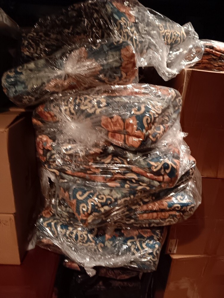 bed spreads  and shower curtains (hand made) about 100
