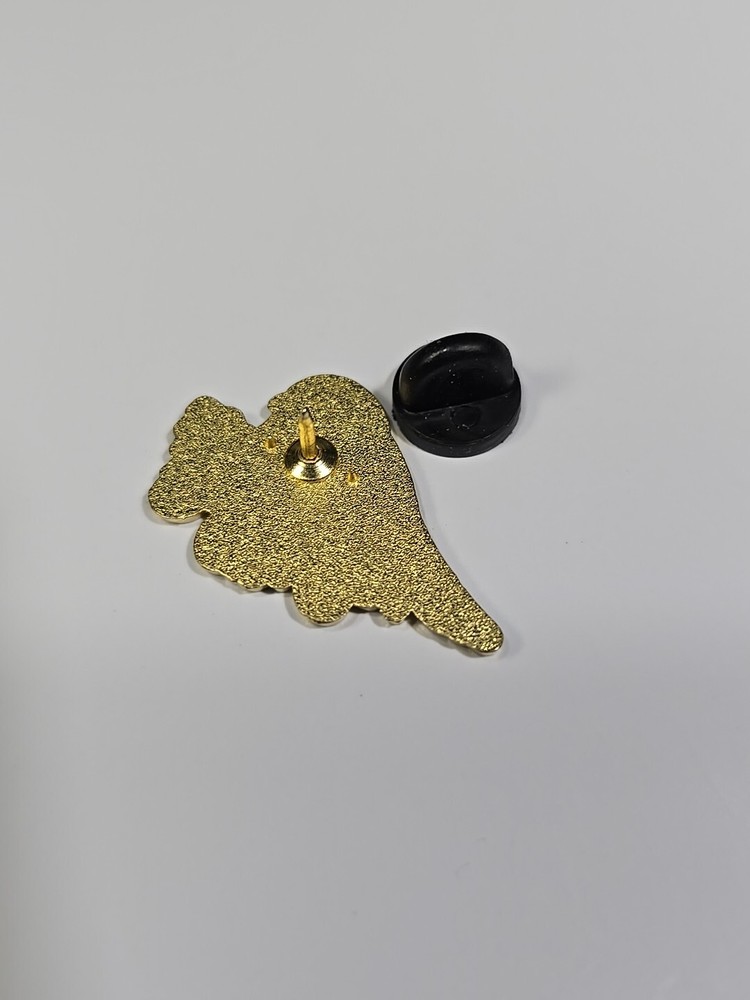 Chick A Dee Bird With Berries & Leaves Lapel Pin