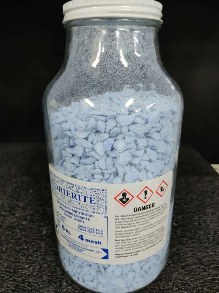 DRIERITE 21005 5lb Desiccant – Anhydrous Indicating Drierite