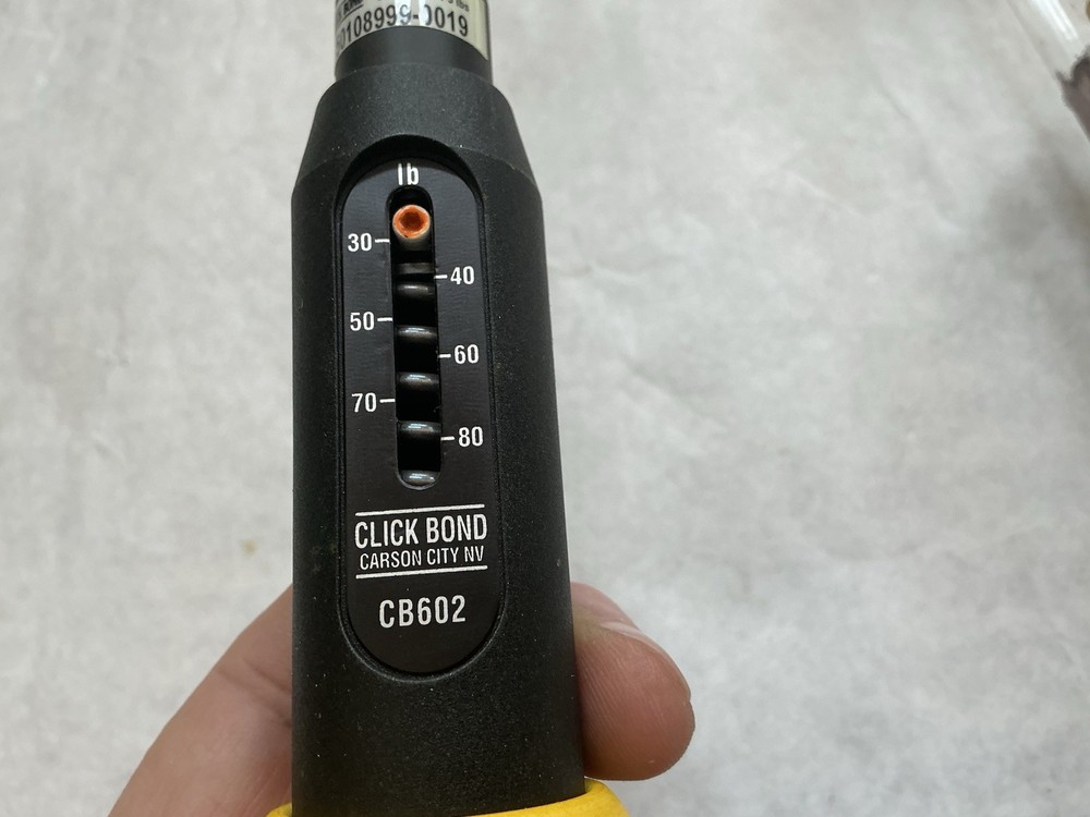 Click bond CB602-4 Nutplate Pushoff Strength Tester