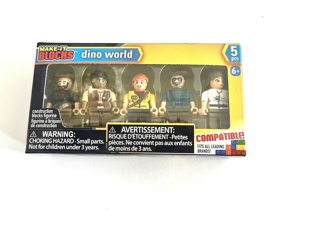 Make-It Blocks Mini Figurines 3 Box (5 Figurines each Box)