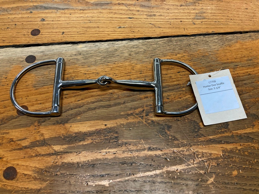 5 1/4" SMITH WORTHINGTON DEE RING SNAFFLE