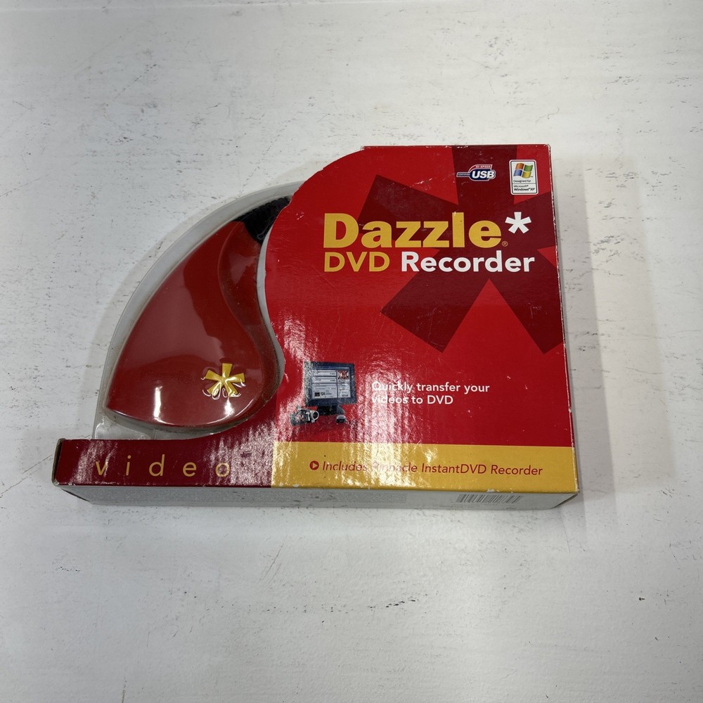 Pinnacle Dazzle DVD Recorder Video Capture Device PC USB