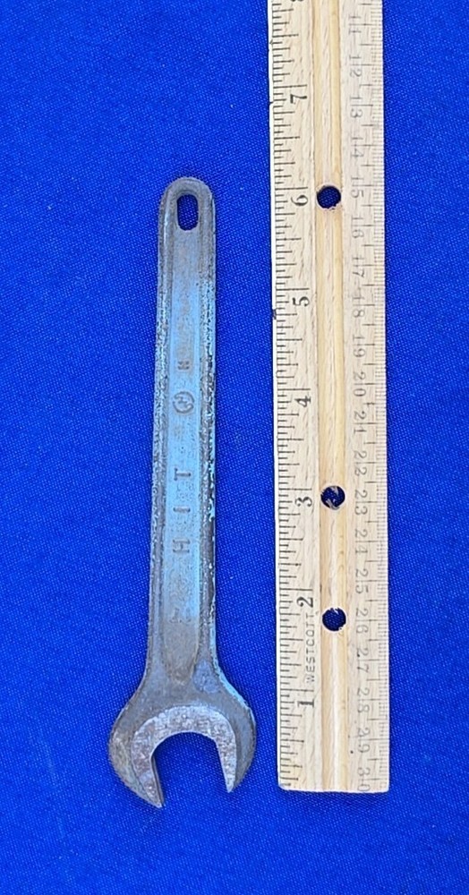 Vintage HIT - 17mm Offset Handle Open End Wrench Mechanic Tool West Germany