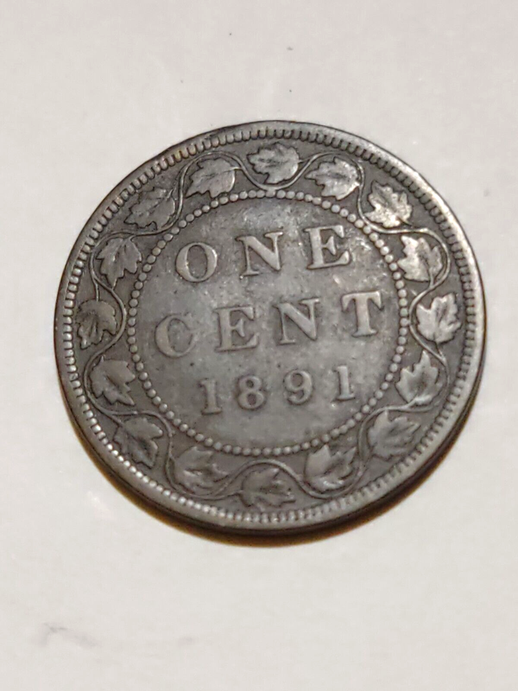1891 Canadian One Cent