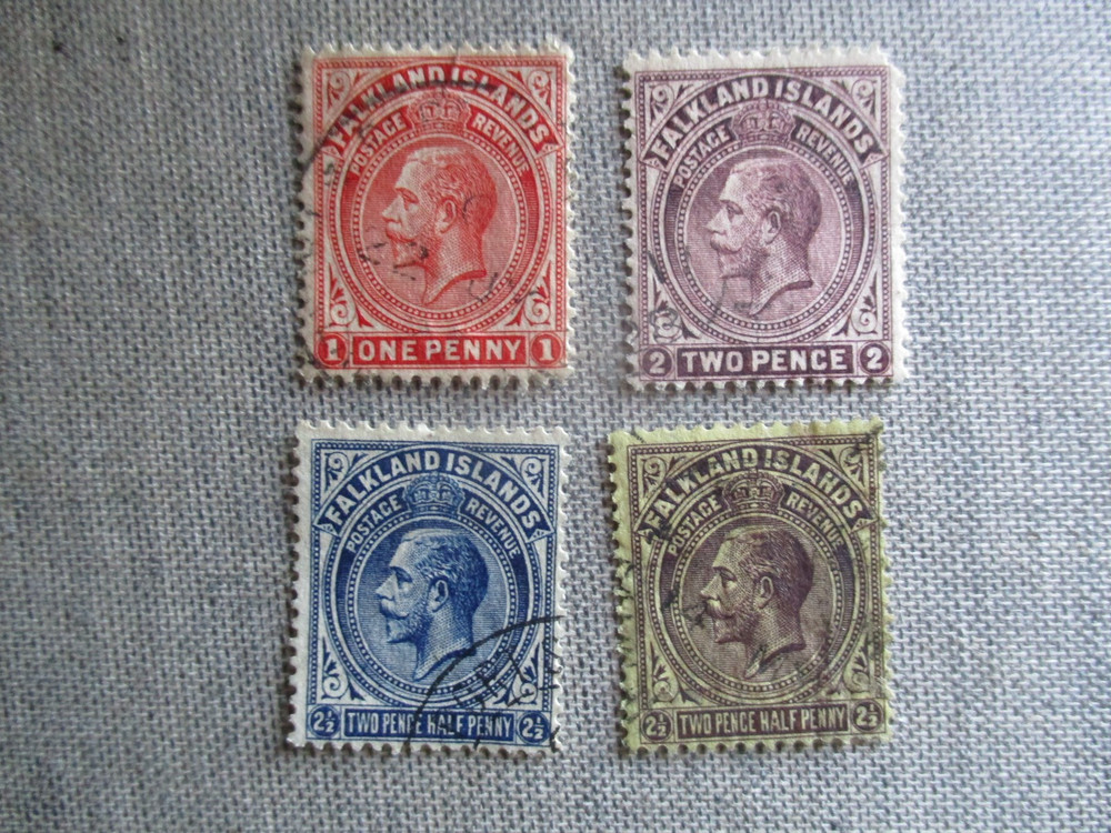 Falkland Islands, Scott# 42-45,used