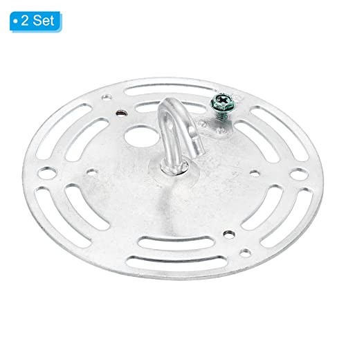 4" Light Fixture Mounting Bracket, 2 Pack Light Crossbar Circle Mounting