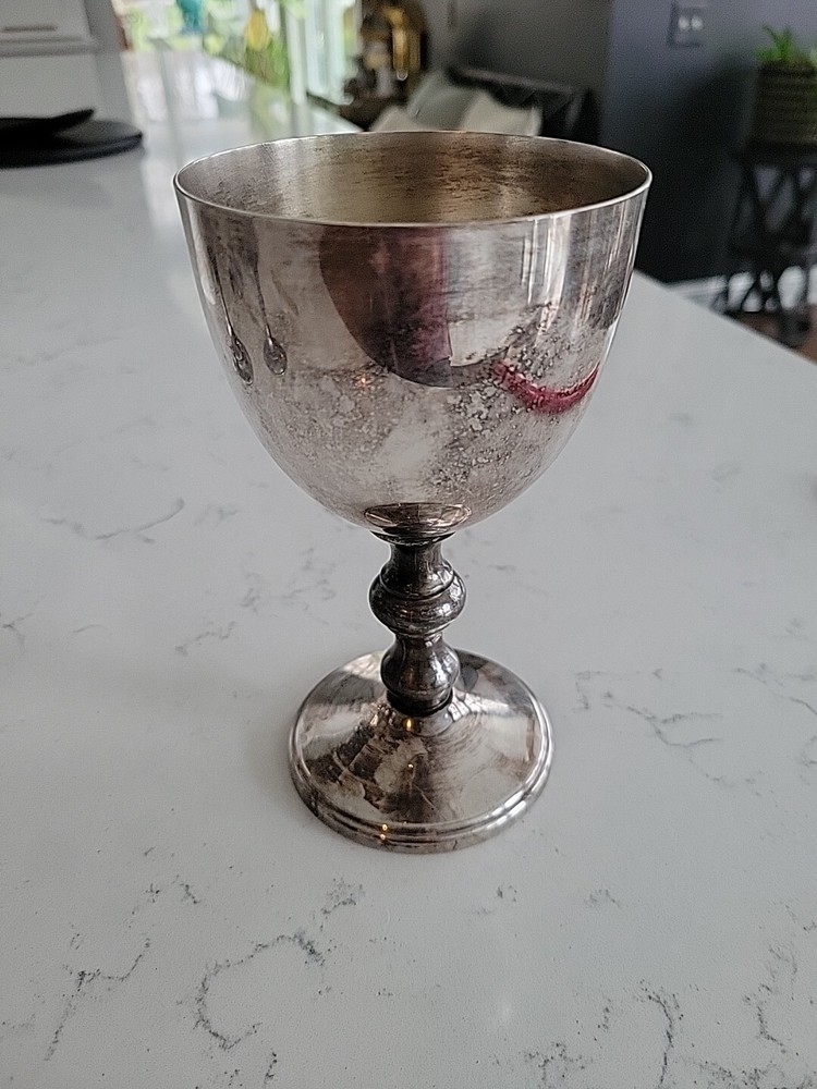 Antique Blackinton E.P. On Brass Silver goblet