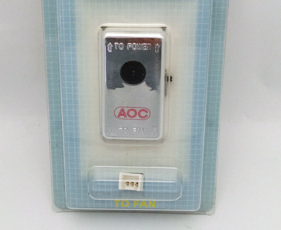 NEW AOC EC-ASB 3-pin Speed Adjustable Desktop PC Fan Kit with Alarm Function