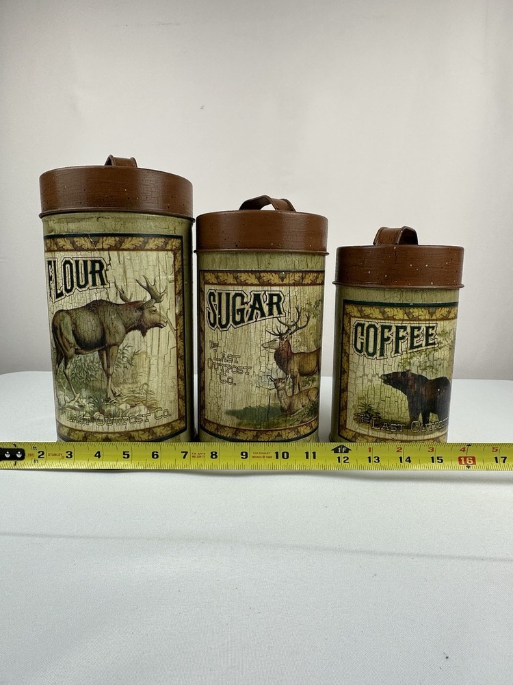 Vintage Rustic Lodge Food Storage Containers